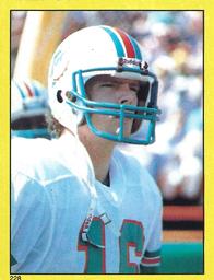 1982 Topps Stickers #228 David Woodley Front