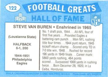 1988 Swell Greats #122 Steve Van Buren Back