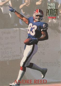 1992 Pro Set Power #83 Andre Reed Front