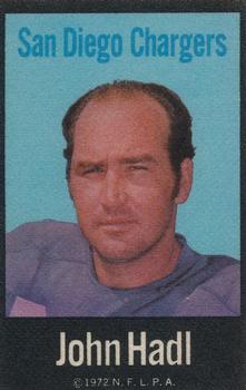 1972 NFLPA Fabric Cards #NNO John Hadl Front