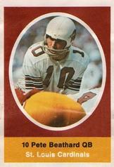 1972 Sunoco Stamps #NNO Pete Beathard Front