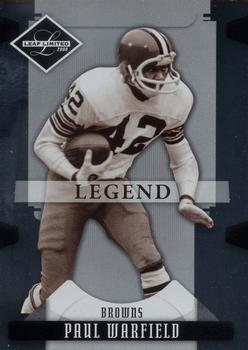 2008 Leaf Limited #170 Paul Warfield Front