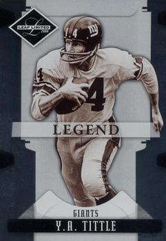 2008 Leaf Limited #199 Y.A. Tittle Front