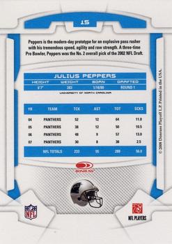 2008 Leaf Rookies & Stars Longevity #15 Julius Peppers Back