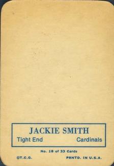 1970 Topps - Glossy #18 Jackie Smith  Back