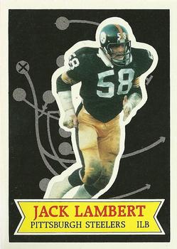 1984 Topps - 1984 NFL Football Stars Collector's Edition (Glossy Send-Ins) #25 Jack Lambert  Front