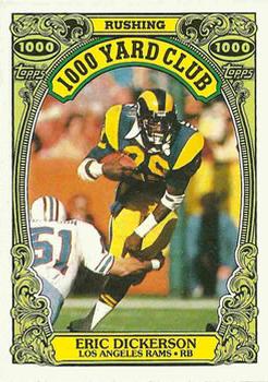 1986 Topps - 1000 Yard Club #10 Eric Dickerson  Front