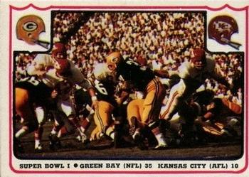 1976 Fleer Team Action #57 Super Bowl I Front