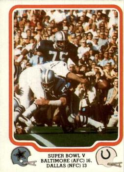 1979 Fleer Team Action #61 Super Bowl V Front