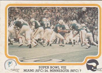 1979 Fleer Team Action #64 Super Bowl VIII Front