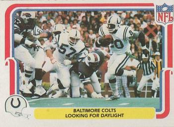 1980 Fleer Team Action #3 Looking for Daylight Front