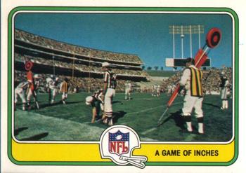 1981 Fleer Team Action #83 A Game of Inches Front