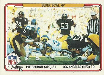 1982 Fleer Team Action #70 Super Bowl XIV Front