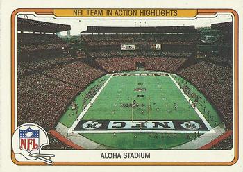 1982 Fleer Team Action #75 Aloha Stadium Front