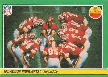 1984 Fleer Team Action #88 In the Huddle Front