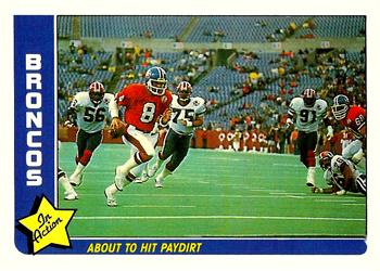 1985 Fleer Team Action #21 About to Hit Paydirt Front