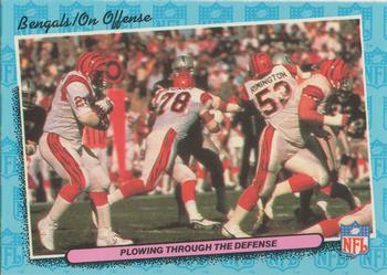 1986 Fleer Team Action #10 Plowing Through the Defense Front