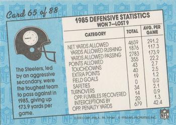 1986 Fleer Team Action #65 Converging from Every Direction Back