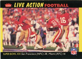 1987 Fleer Team Action #83 Super Bowl XIX Front