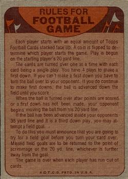 1974 Topps - Team Checklists #NNO San Francisco 49ers Back