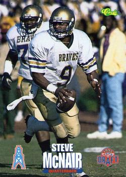 1995 Classic NFL Rookies #3 Steve McNair Front