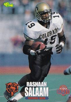 1995 Classic NFL Rookies #21 Rashaan Salaam Front