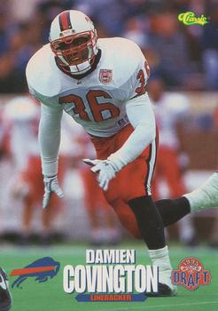 1995 Classic NFL Rookies #38 Damien Covington Front