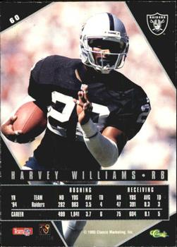 1995 Classic Images Limited Live #60 Harvey Williams Back