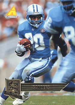 1995 Pinnacle Club Collection #209 Barry Sanders Front