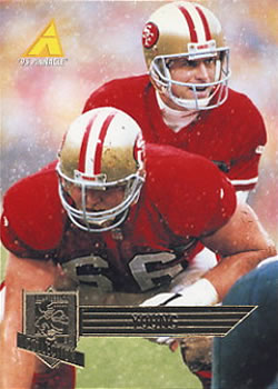 1995 Pinnacle Club Collection #3 Steve Young Front