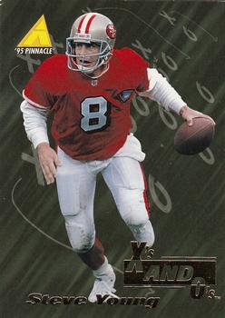 1995 Pinnacle Club Collection #7 Steve Young Front