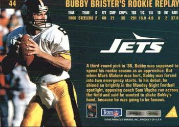 1995 Pinnacle Club Collection #44 Bubby Brister Back