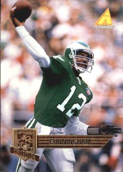 1995 Pinnacle Club Collection #55 Randall Cunningham Front