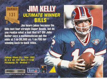 1995 Pinnacle Club Collection #131 Jim Kelly Back