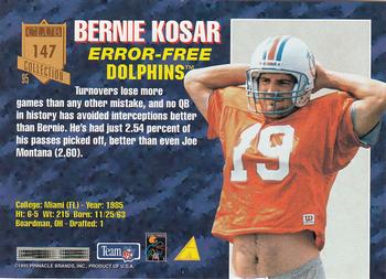 1995 Pinnacle Club Collection #147 Bernie Kosar Back