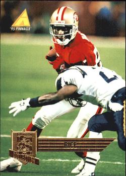 1995 Pinnacle Club Collection #192 Jerry Rice Front