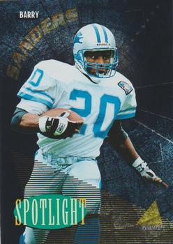 1995 Pinnacle Club Collection - Spotlight #2 Barry Sanders Front