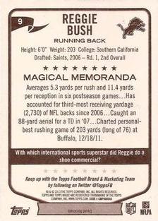 2013 Topps Magic - Mini Red Border #9 Reggie Bush Back
