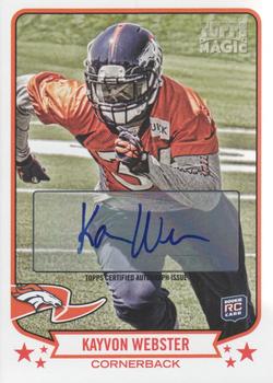 2013 Topps Magic - Autographs #10 Kayvon Webster Front