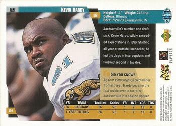 1997 Collector's Choice Jacksonville Jaguars #JA5 Kevin Hardy Back