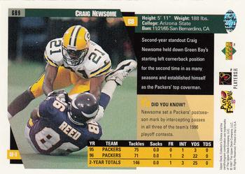 1997 Collector's Choice Green Bay Packers #GB9 Craig Newsome Back
