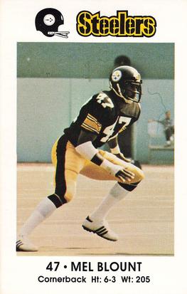 1981 Pittsburgh Steelers Police #NNO Mel Blount Front