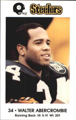 Image result for walter abercrombie steelers card