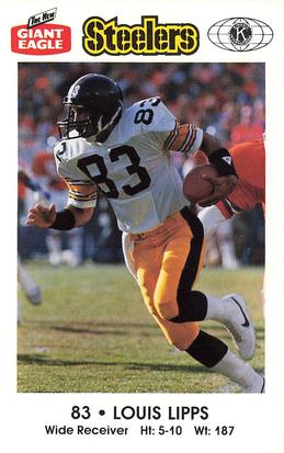 1987 Pittsburgh Steelers Kiwanis Giant Eagle Police #NNO Louis Lipps Front