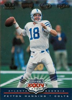 2000 Playoff Super Bowl XXXIV Card Show #SB-2 Peyton Manning Front