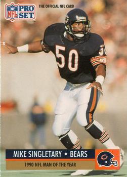 1991 Pro Set FACT Mobil #5 Mike Singletary Front