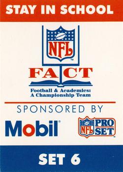 1991 Pro Set FACT Mobil #NNO S6 Title Card Front