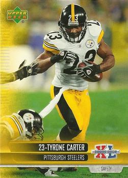 2006 Upper Deck Pittsburgh Steelers Super Bowl Champions #3 Tyrone Carter Front