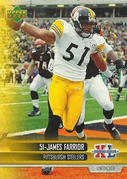 2006 Upper Deck Pittsburgh Steelers Super Bowl Champions #6 James Farrior Front