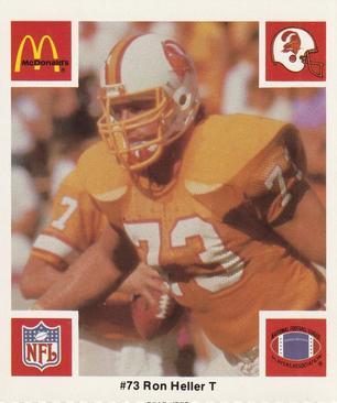 1986 McDonald's Tampa Bay Buccaneers #NNO Ron Heller Front
